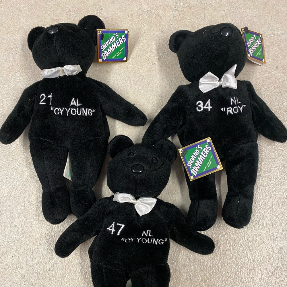 NEW 3 Salvino Bammers Tuxedo Bears